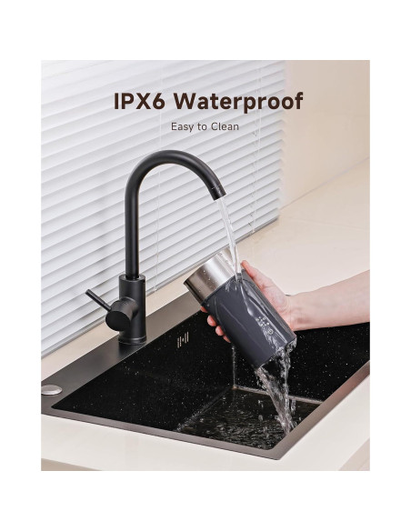 Espumador de Leche Eléctrico AMZCHEF MMF-827 4 en 1 Negro