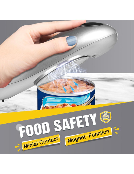 Abrebotellas Eléctrico Kitassure Automático para Latas 0.22kg