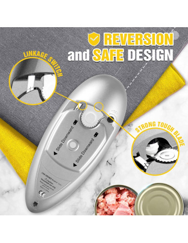 Abrebotellas Eléctrico Kitassure Automático para Latas 0.22kg