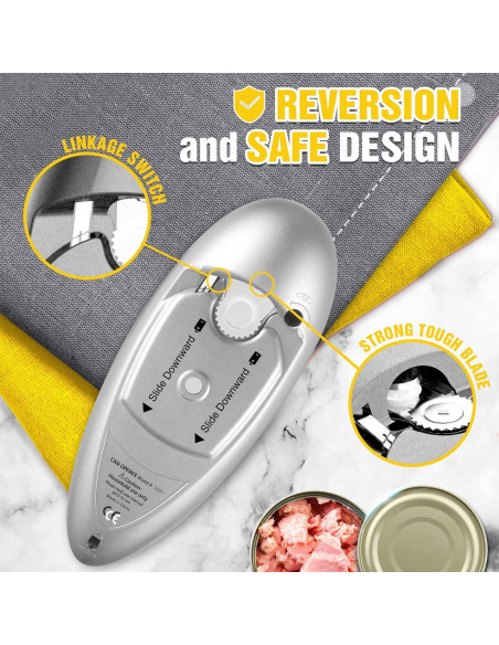 Abrebotellas Eléctrico Kitassure Automático para Latas 0.22kg