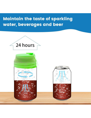 Paquete de 4 tapas de silicona ZHUOMINGJIA para latas