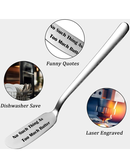 Cuchillo de Mantequilla Odoor Fan Acero Inoxidable 16.5 cm