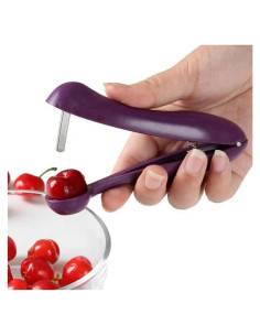 Deshuesador de Cereza JYXYXSCP de Acero Inoxidable Morado