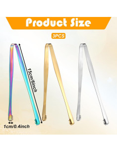 Bewudy 3 Clips de Acero Inoxidable para Huevos y Alimentos 2