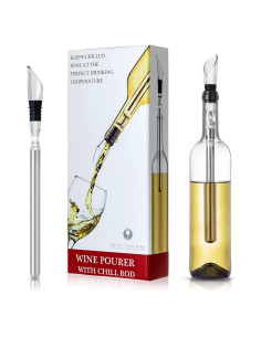 YouYah Stick Enfriador de Vino 3-en-1 Acero Inoxidable