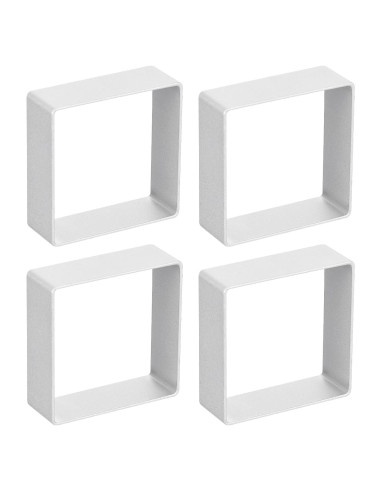 Juego de Cortadores de Galletas Cuadrados uxcell - 4 Piezas