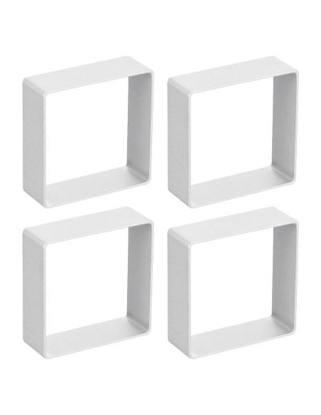 Juego de Cortadores de Galletas Cuadrados uxcell - 4 Piezas