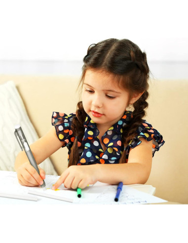 Set 12 Borradores Mecánicos Retráctiles Eersida Negro