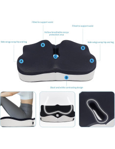 Almohadilla de Asiento CXC Espuma Viscoelástica 46.99 cm 2