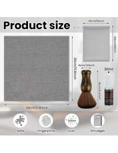 Kit de Limpieza de Discos de Vinilo Yiyiring 8 Piezas 2