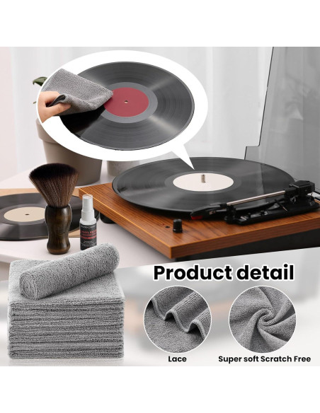 Kit de Limpieza de Discos de Vinilo Yiyiring 8 Piezas