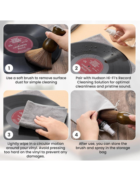 Kit de Limpieza de Discos de Vinilo Yiyiring 8 Piezas