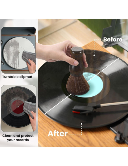 Kit de Limpieza de Discos de Vinilo Yiyiring 8 Piezas