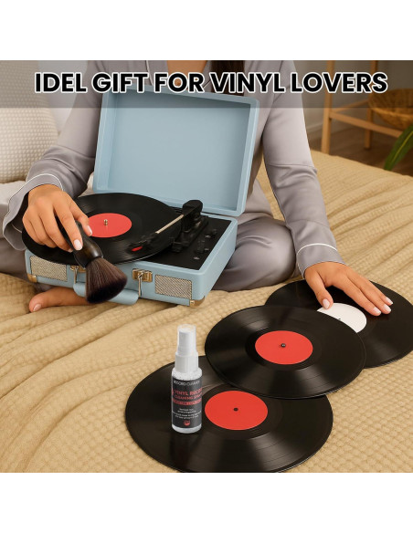 Kit de Limpieza de Discos de Vinilo Yiyiring 8 Piezas