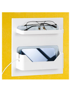 Estante LALASTAR para Mesita de Noche Adhesivo 22x22cm