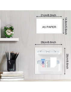 Estante LALASTAR para Mesita de Noche Adhesivo 22x22cm 2