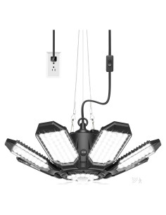 Sensor de Movimiento RUNBARRY 25000LM Luz de Garaje LED 6500K