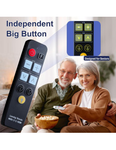 Control Remoto Universal Grande Ziezii L003 para Personas Mayores 2
