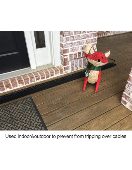 Cubierta de Cable de Piso Anbotek 1 Canal 96.5 cm Negro