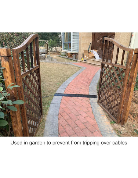 Cubierta de Cable de Piso Anbotek 1 Canal 96.5 cm Negro