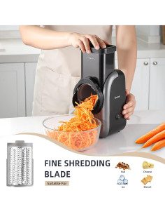 Cortador Eléctrico de Verduras Keerain MDQ6 con 4 Cuchillas 2