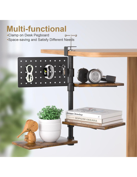 Estante de Escritorio PawsWhirl 3 Niveles Ajustable 15 kg