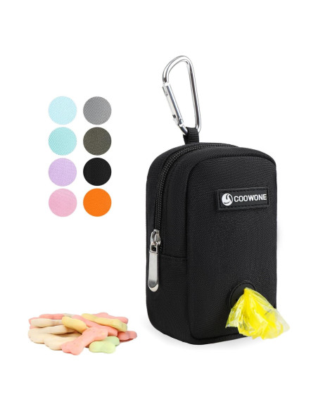 Bolsa para Golosinas y Desechos de Perro COOWONE Negra