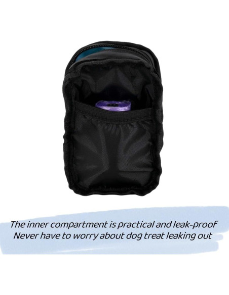Bolsa para Golosinas y Desechos de Perro COOWONE Negra