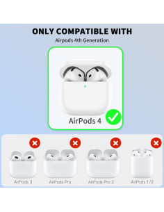 Funda de Silicona 3D para AirPods 4 Tiburón Bebé Nimuw 2