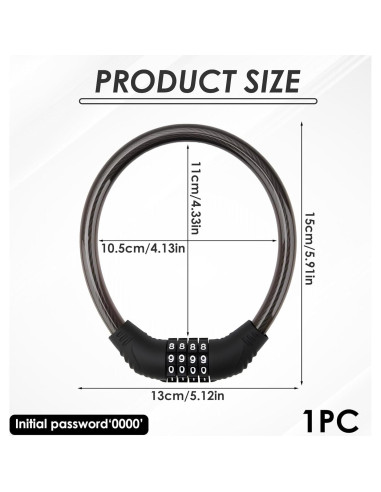 Cerradura de Refrigerador KAKUPPA 4 Dígitos Alta Seguridad