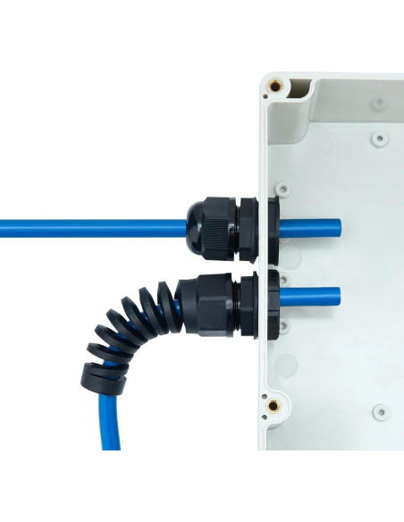 30 Conectores de Cable Impermeables PG7 Aandxmok 3-6.5mm