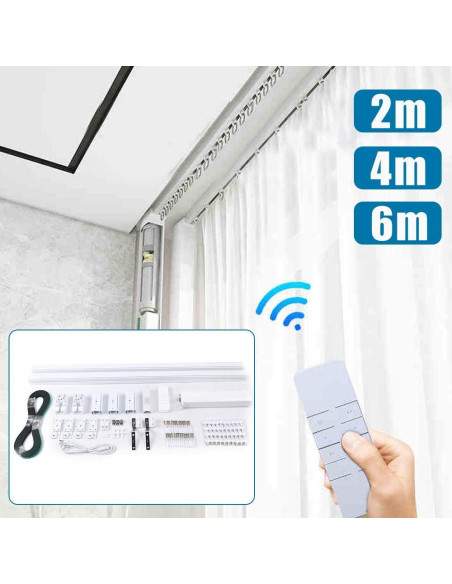 Abre Cortinas Automático MgorgeouStore 4m Control Remoto