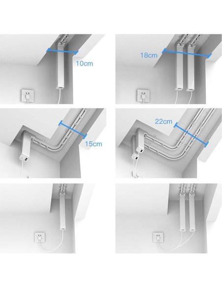 Abre Cortinas Automático MgorgeouStore 4m Control Remoto