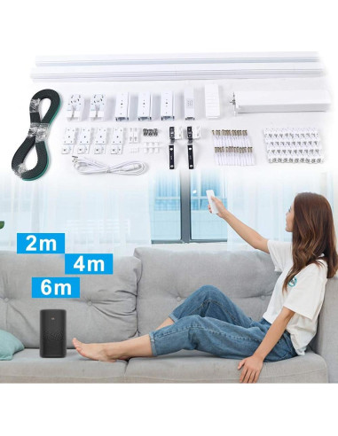 Abre Cortinas Automático MgorgeouStore 4m Control Remoto