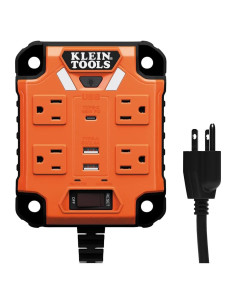 Tira de Poder Magnética Klein Tools 29601 con Luz LED 4 Salidas