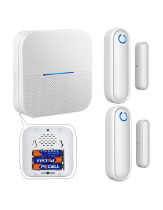 Alarma de Puerta Inalámbrica YisTech 2 Sensores 1 Receptor