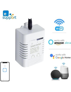Interruptor Inteligente eWeLink TH16 WiFi 16A con Sensor AM2301 2