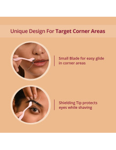 Rasuradora de Cejas Carmesi - Precisión y Sin Dolor - 3 Unidades 2