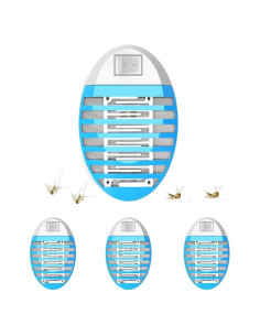 Trampa de Insectos Eléctrica 4 Pack - Zapper Mosquitos y Moscas