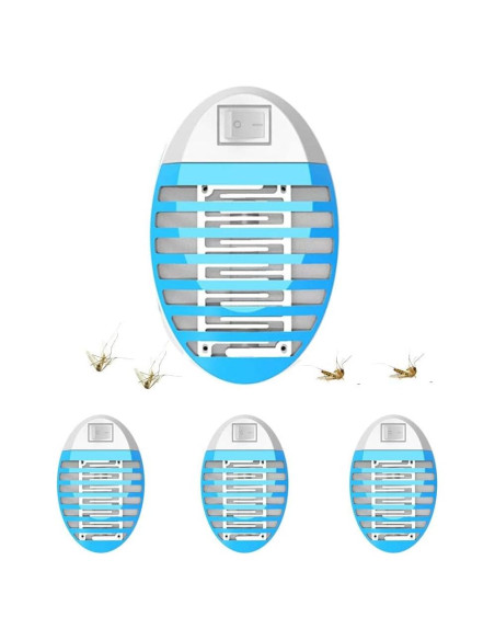 Trampa de Insectos Eléctrica 4 Pack - Zapper Mosquitos y Moscas