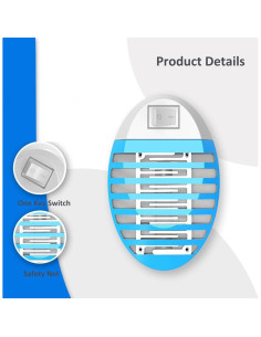 Trampa de Insectos Eléctrica 4 Pack - Zapper Mosquitos y Moscas 2