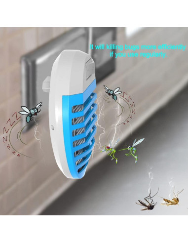 Trampa de Insectos Eléctrica 4 Pack - Zapper Mosquitos y Moscas