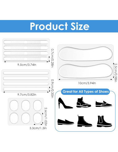 Gomas Protectores de Tacón de Silicona Ymapinc - 34 Piezas