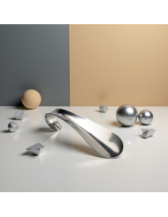 Cuña de zapato de acero inoxidable JJLFresheners - Plateada 2