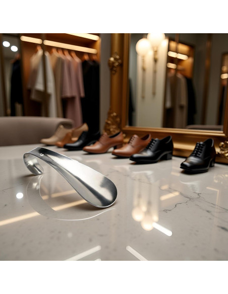 Cuña de zapato de acero inoxidable JJLFresheners - Plateada