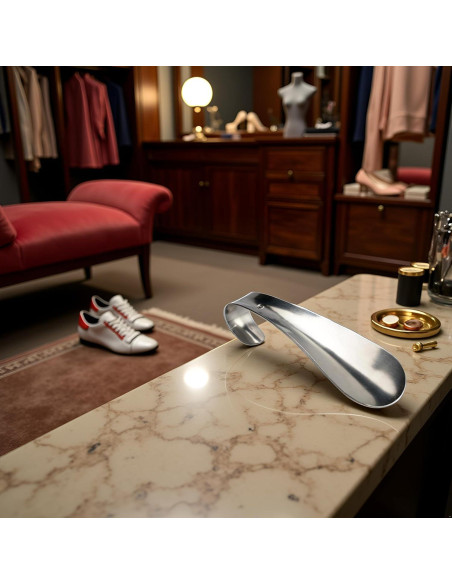 Cuña de zapato de acero inoxidable JJLFresheners - Plateada