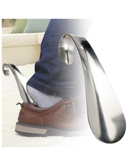 Cuña de zapato de acero inoxidable JJLFresheners - Plateada