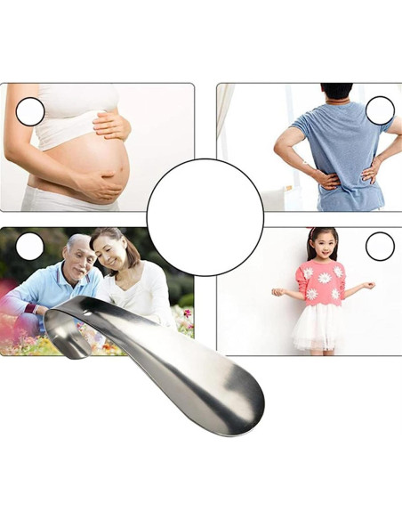 Cuña de zapato de acero inoxidable JJLFresheners - Plateada