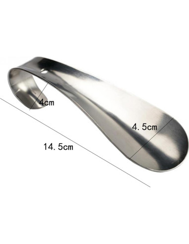 Cuña de zapato de acero inoxidable JJLFresheners - Plateada