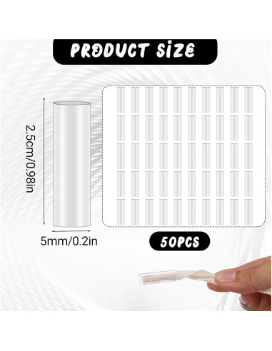 50 Consejos de Reparación de Cordones Hariendny 0.5 cm